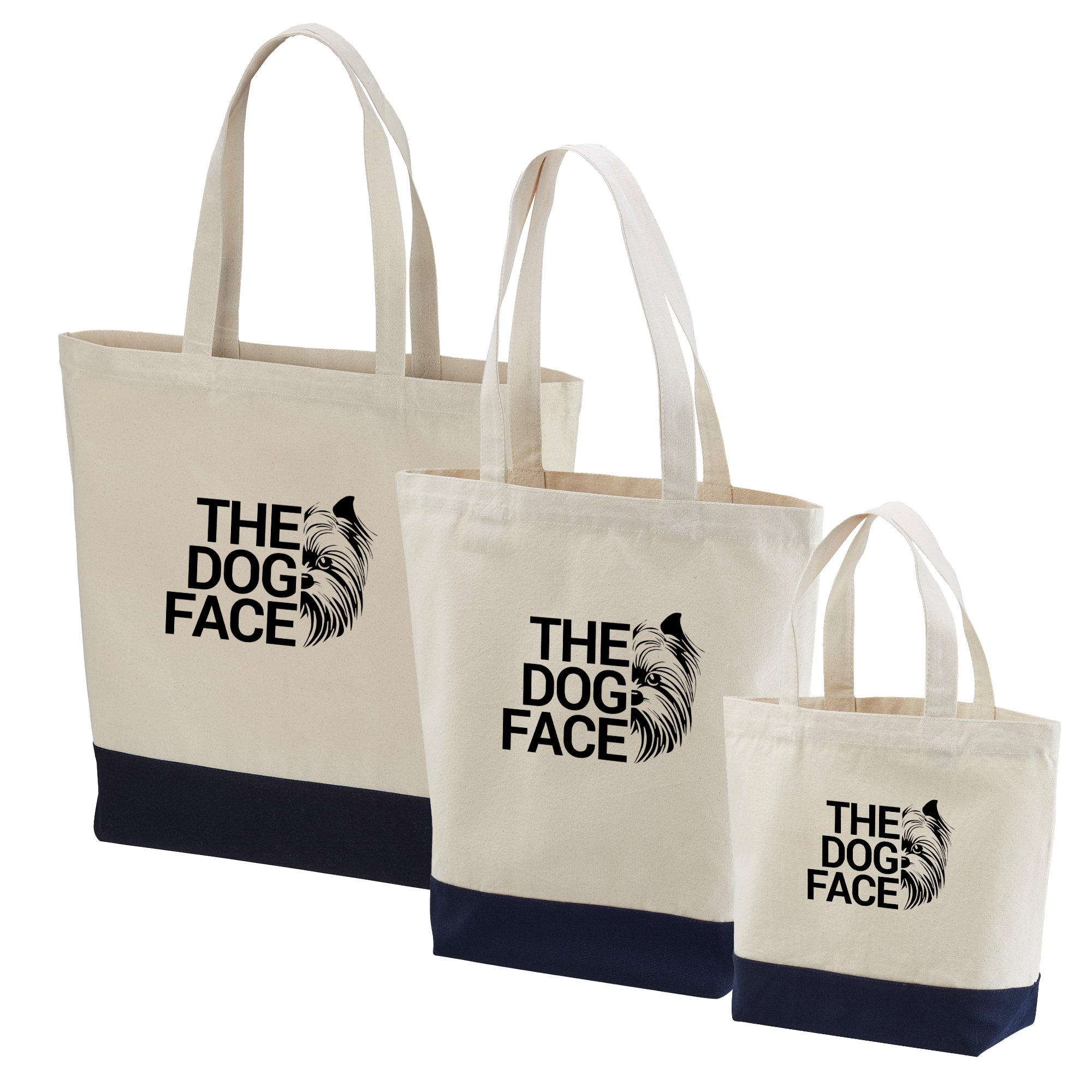犬トート バッグ 犬 エコ バッグ ヨークシャーテリア THE DOG FACE